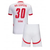 RB Leipzig Benjamin Sesko #30 Hjemmebanesæt Børn 2024-25 Kortærmet (+ Korte bukser)